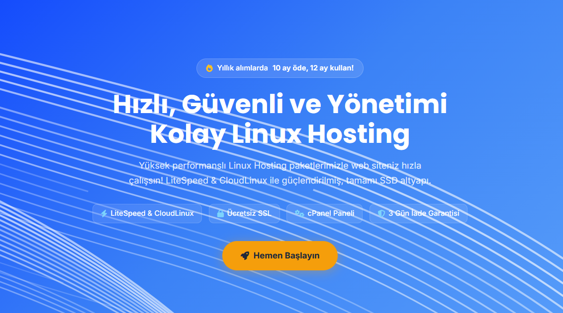 Linux Hosting Bütçe Dostu Güvenli Altyapı
